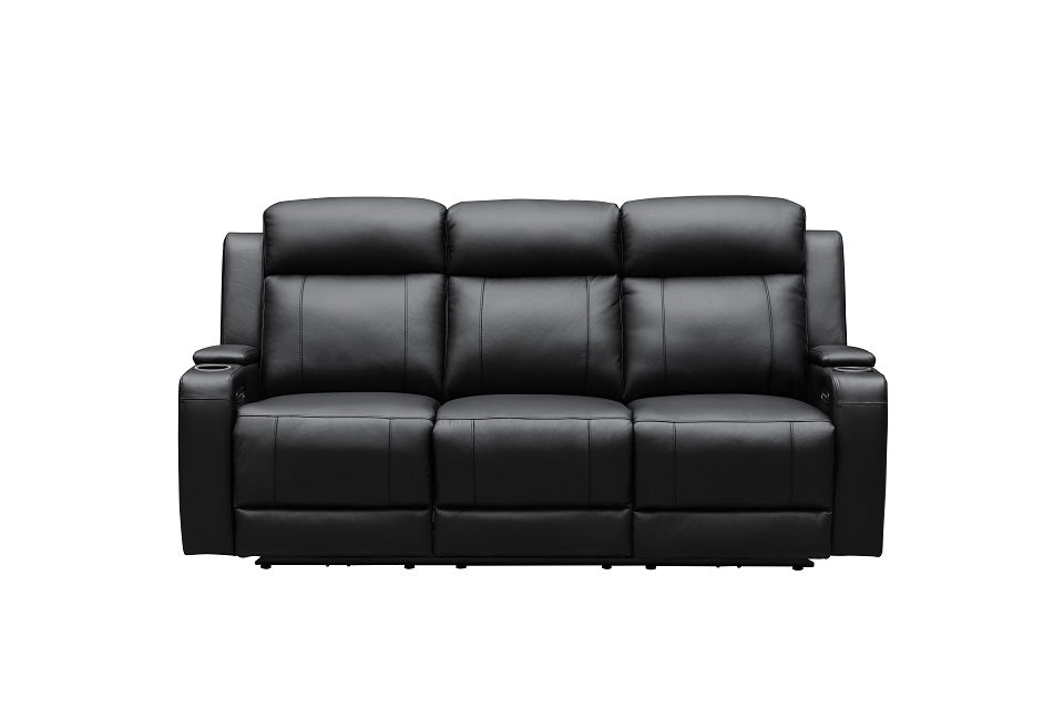 Beatrice Leather 3 Seat Electric Recliner
