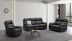 Harbour leather 3 pcs recliner suite