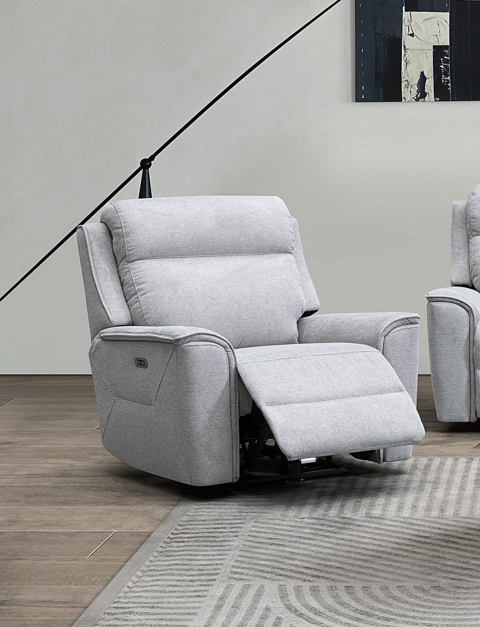 Archie Fabric Seat Electric Recliner