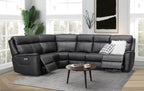Archie Leather 6 Seat Corner Lounge