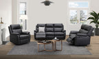 Harbour leather 3 pcs recliner suite