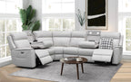 Archie Leather 6 Seat Corner Lounge