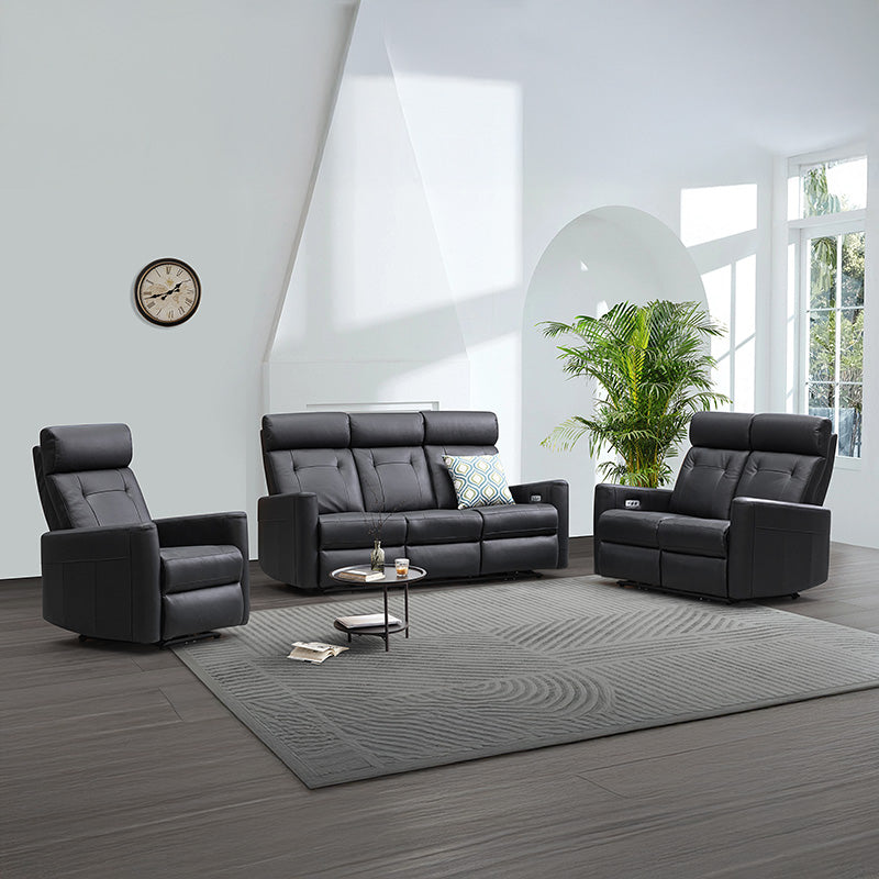 Cascade Leather Electric Recliner