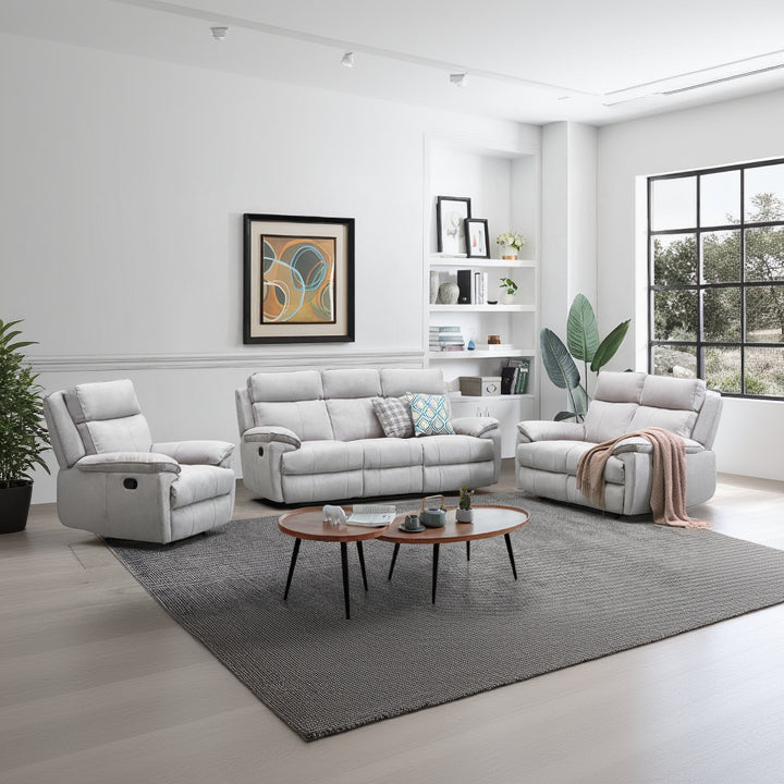 Evans Fabric Recliner 1/2/3 Seat Suite