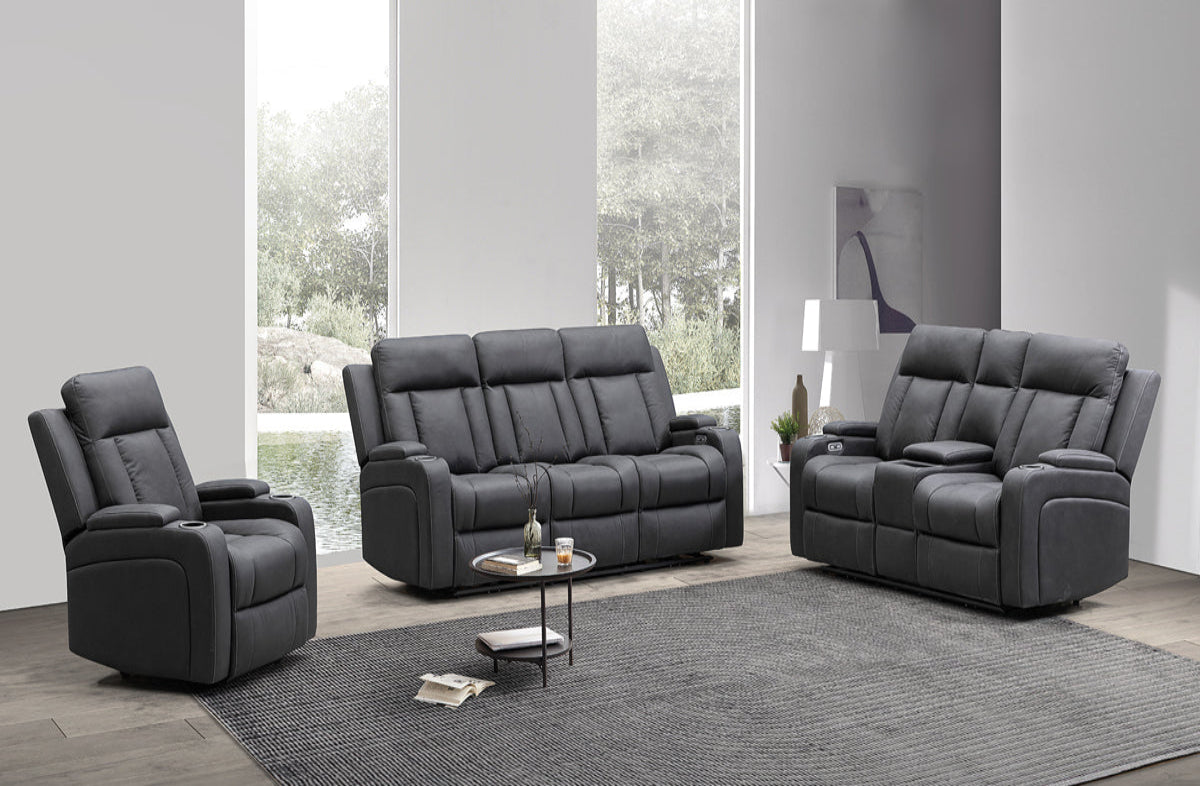 Jax Fabric Recliner 1/2/3 Seat-Rhino