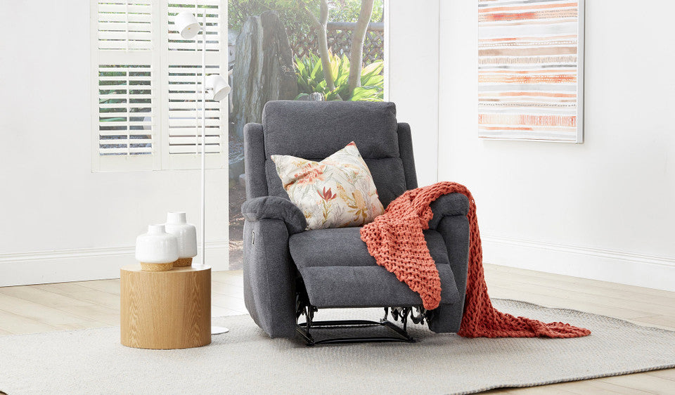 Harbour Fabric Recliner