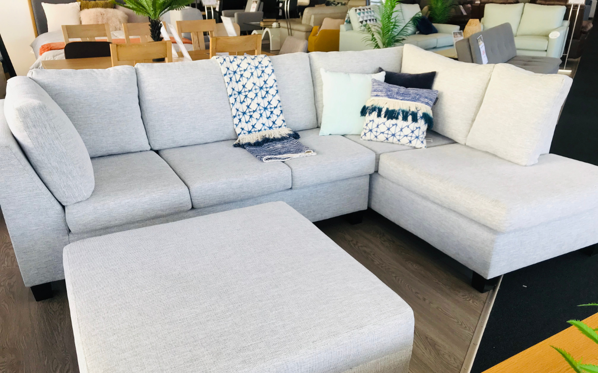 Rebecca Sofa Chaise & Ottoman