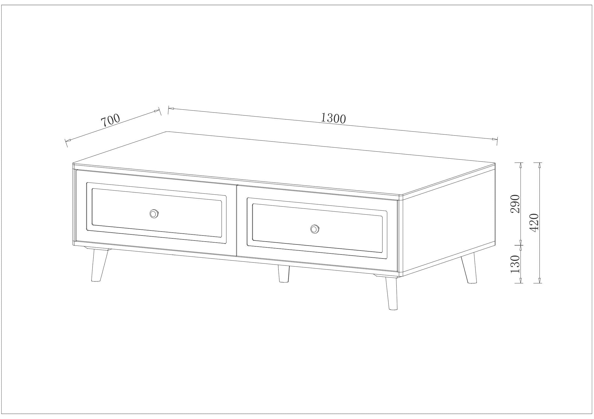 Aurora Coffee Table / Creamic
