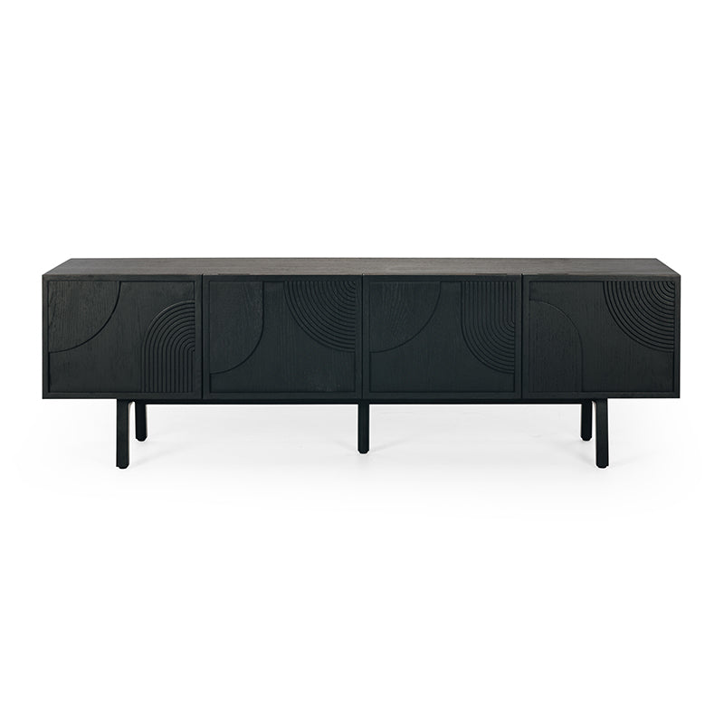 ARC TV Unit (Natural Oak/Black)