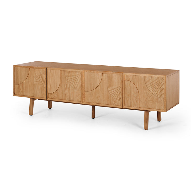 ARC TV Unit (Natural Oak/Black)