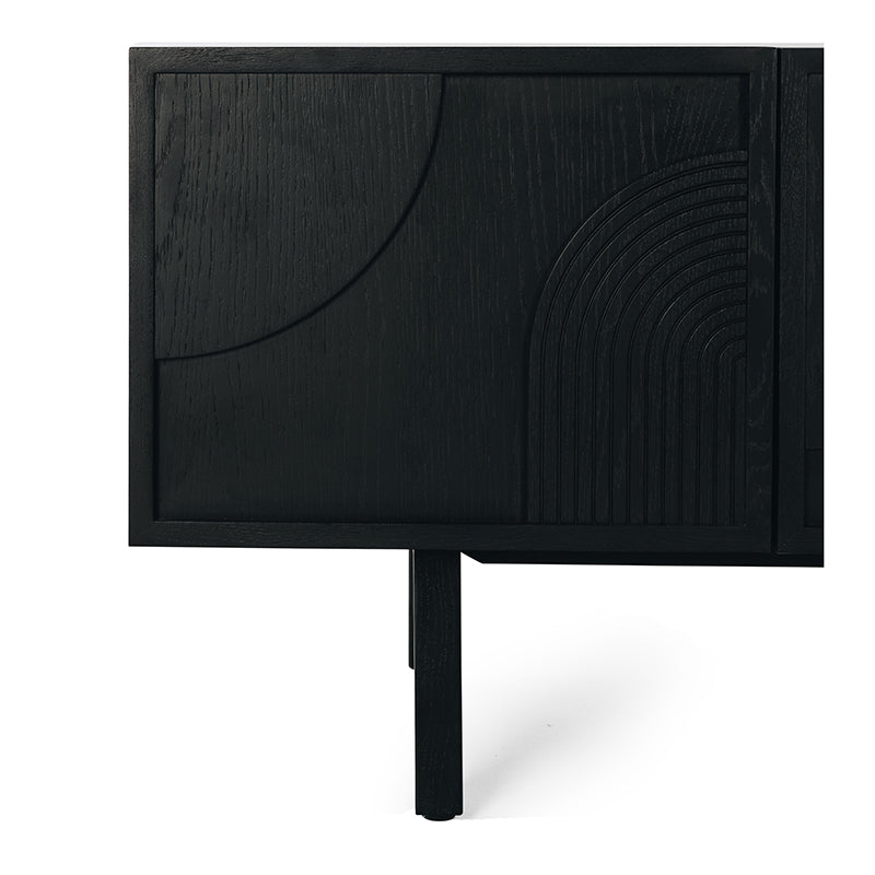 ARC TV Unit (Natural Oak/Black)