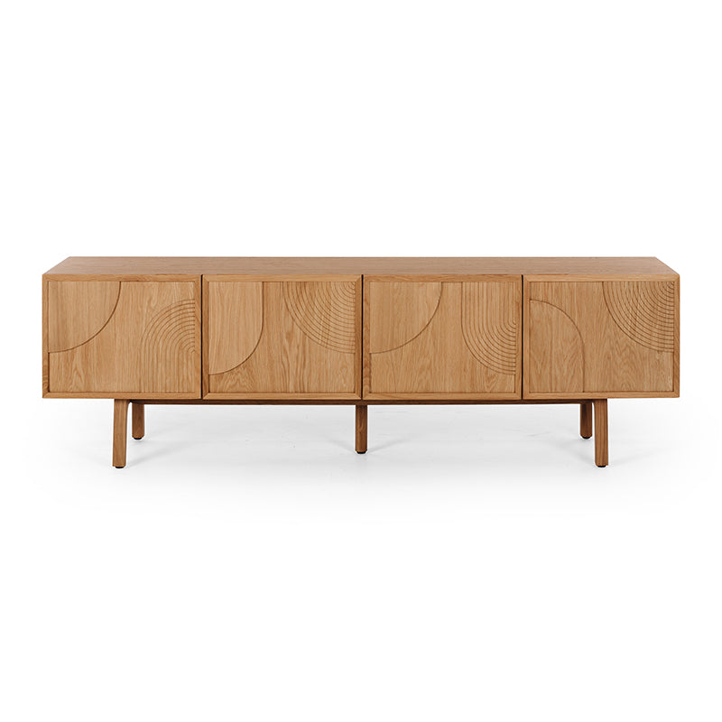 ARC TV Unit (Natural Oak/Black)
