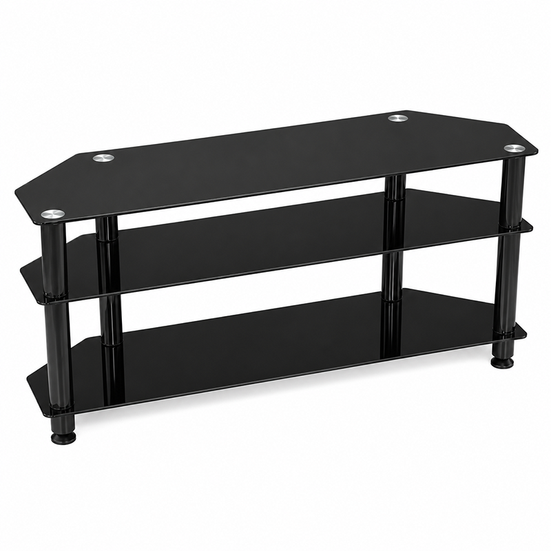 Ace TV Unit Glass W120cm (Black)