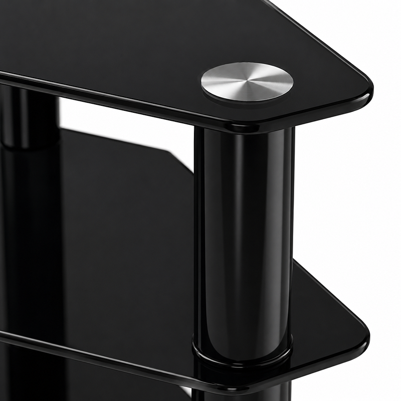Ace TV Unit Glass W120cm (Black)
