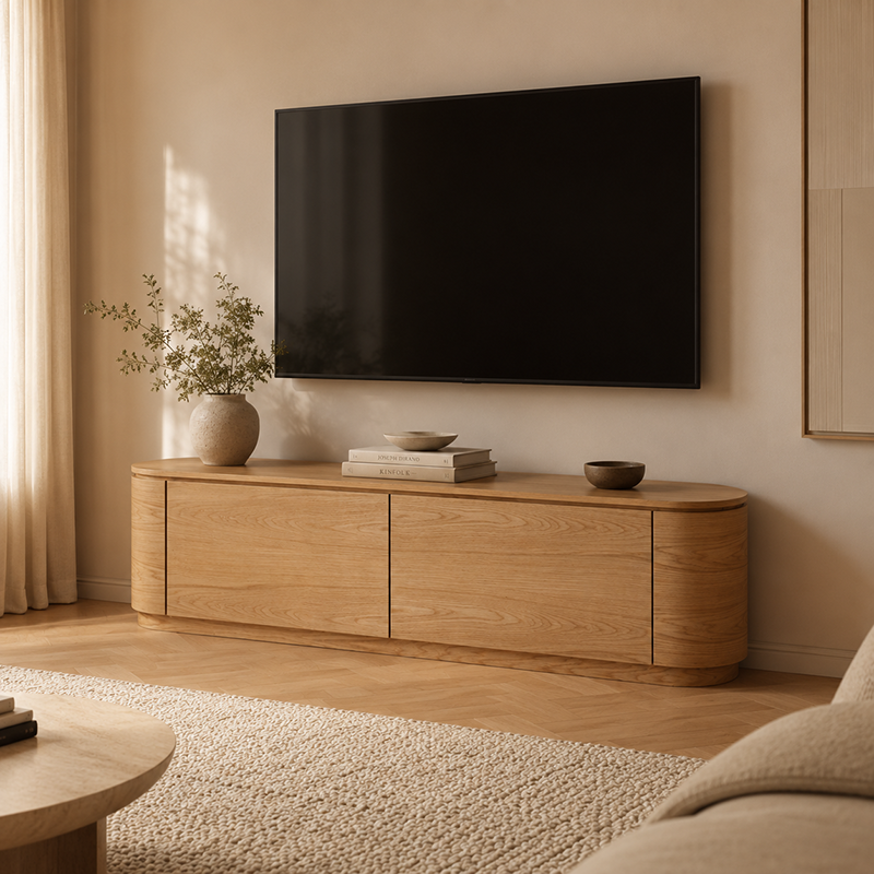 Akita TV Unit (Natural Oak)