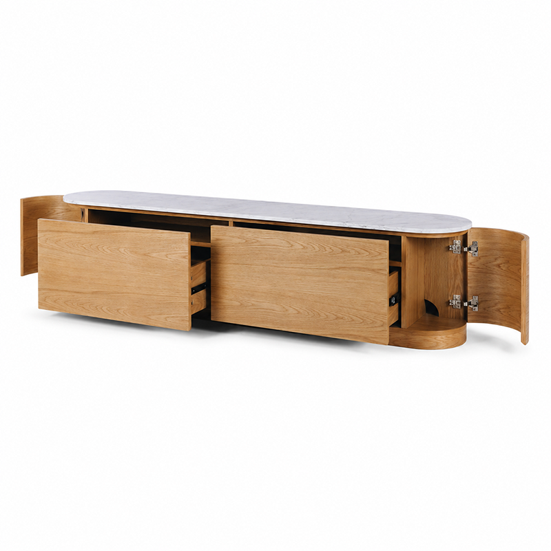 Akita TV Unit (Natural Oak)