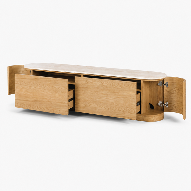 Akita TV Unit (Natural Oak)