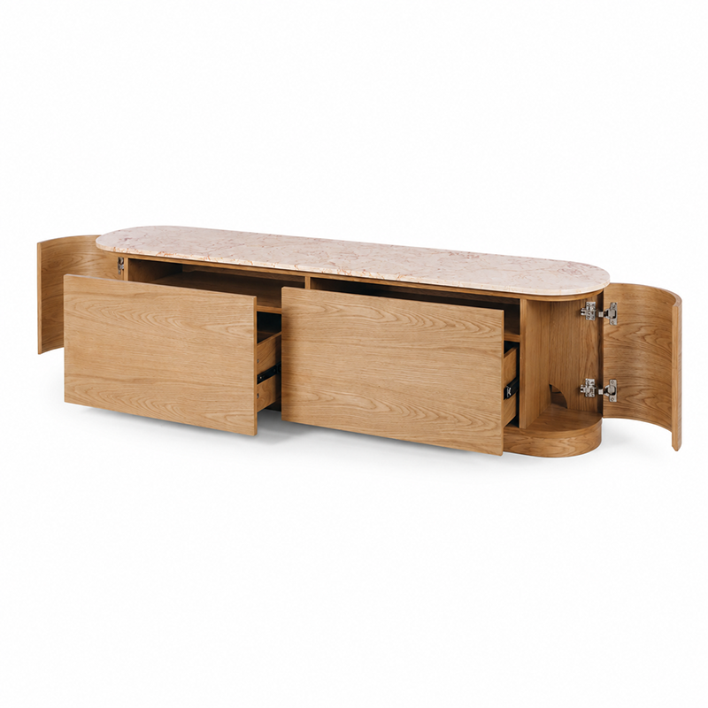 Akita TV Unit (Natural Oak)