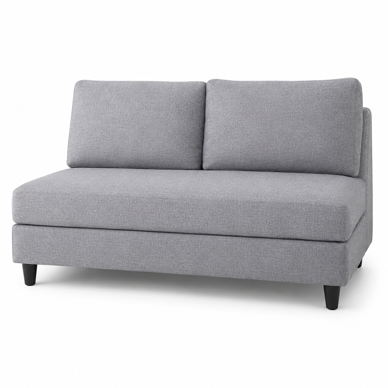Archi 2 Seater Fabric Sofa (Grey)