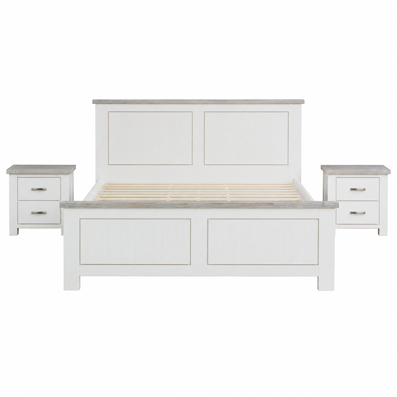 Ashland Bed Frame (White)