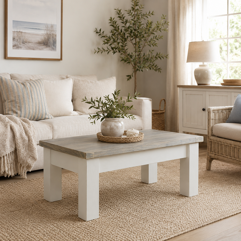 Ashland Coffee Table (With Drawers)