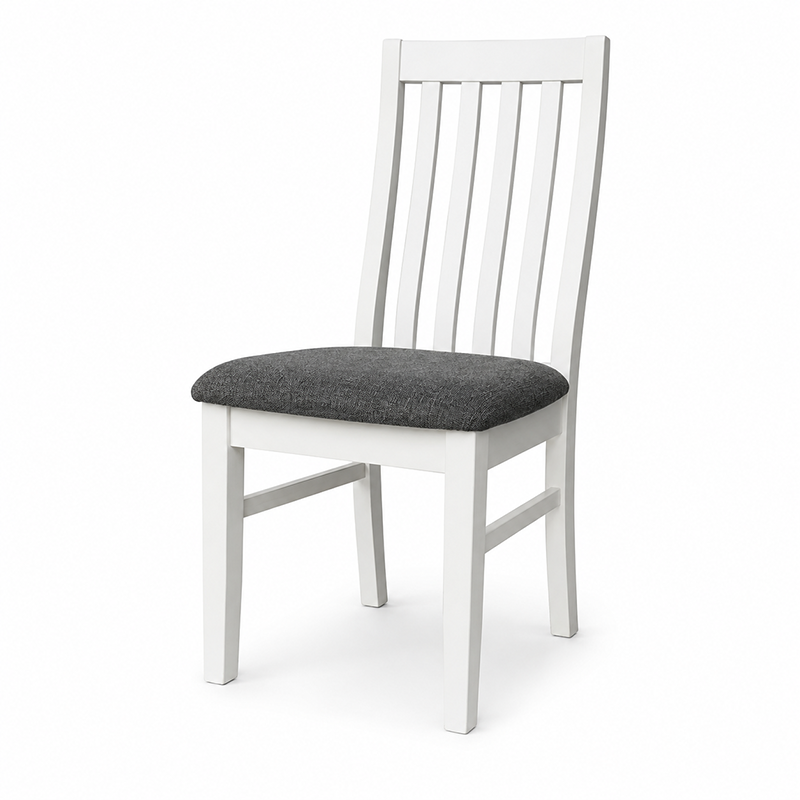 Ashland Dining Chair (White / Dark Grey)
