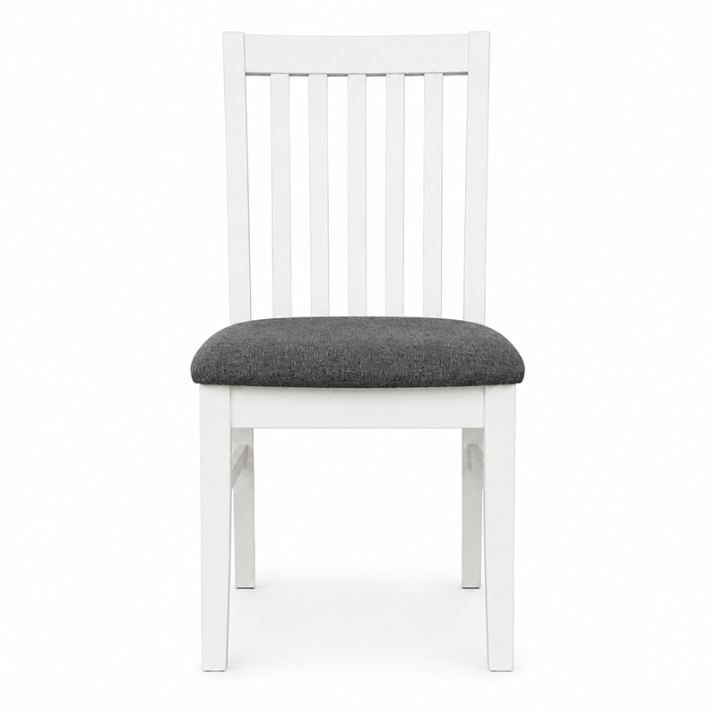 Ashland Dining Chair (White / Dark Grey)