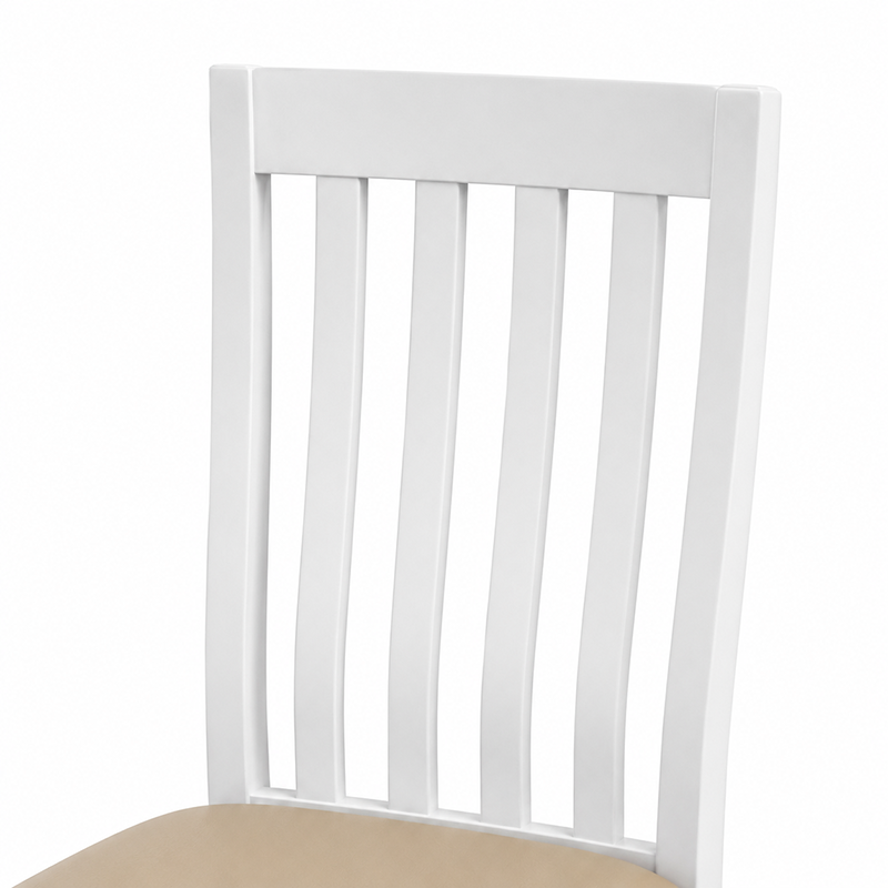 Ashland Dining Chair (White / Dark Grey)