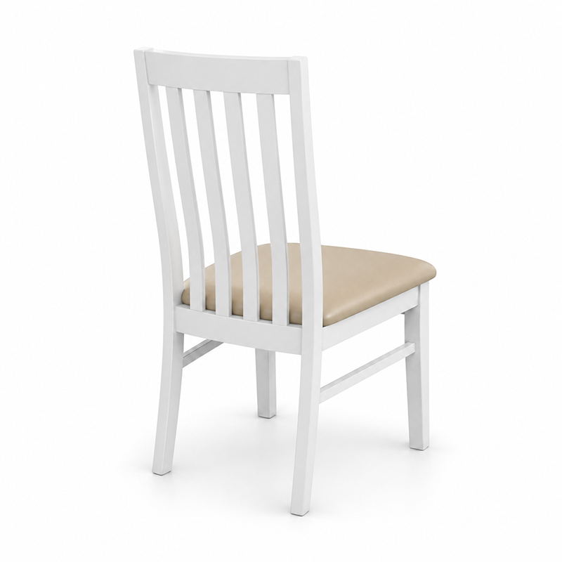 Ashland Dining Chair (White / Dark Grey)