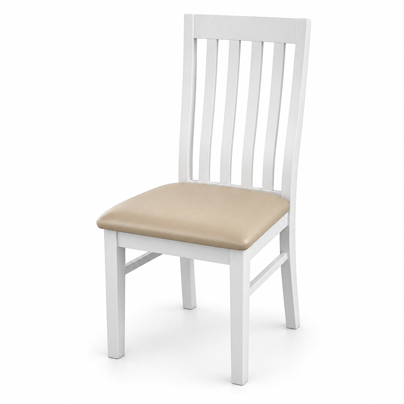Ashland Dining Chair (White / Dark Grey)