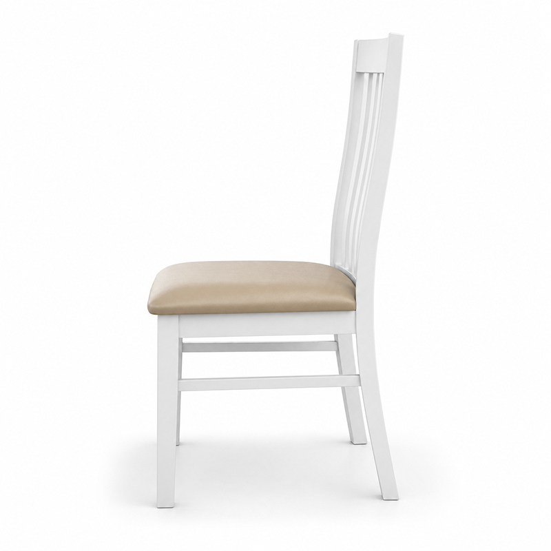 Ashland Dining Chair (White / Dark Grey)