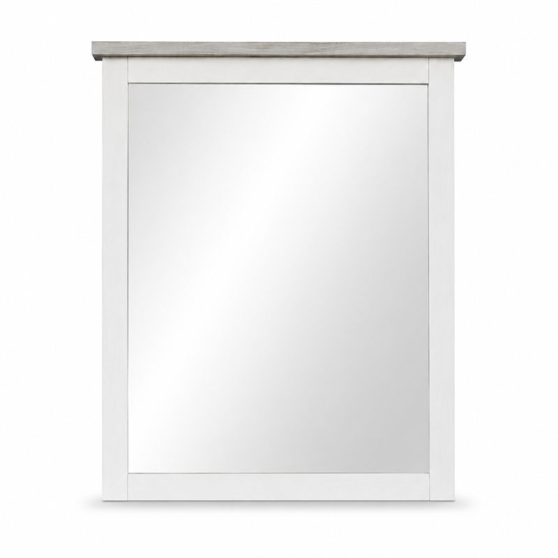 Ashland 7 Drawer Dresser & Mirror (White)