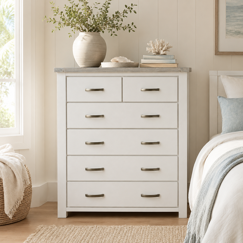 Ashland Tallboy 6 Drawer