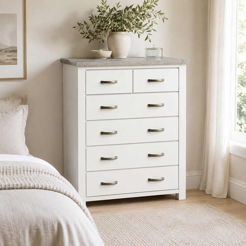 Ashland Tallboy 6 Drawer