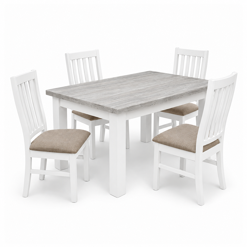 Ashland Acacia Dining Table Dining Set - Grey, White or Natural