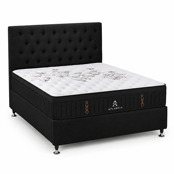 Atlantis Mega Queen Combo Deal - Headboard (Black / Grey)