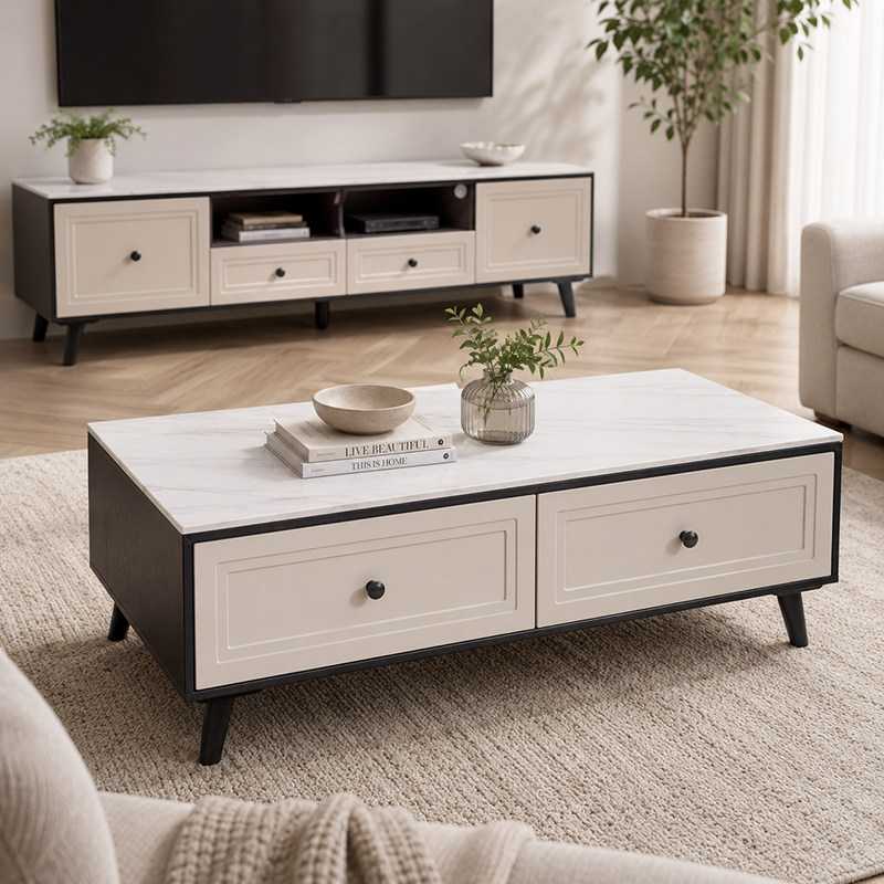 Aurora Coffee Table / Creamic