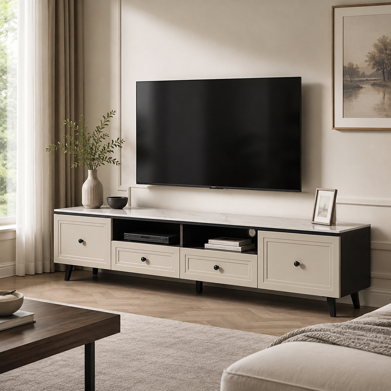 Aurora TV Unit / Creamic