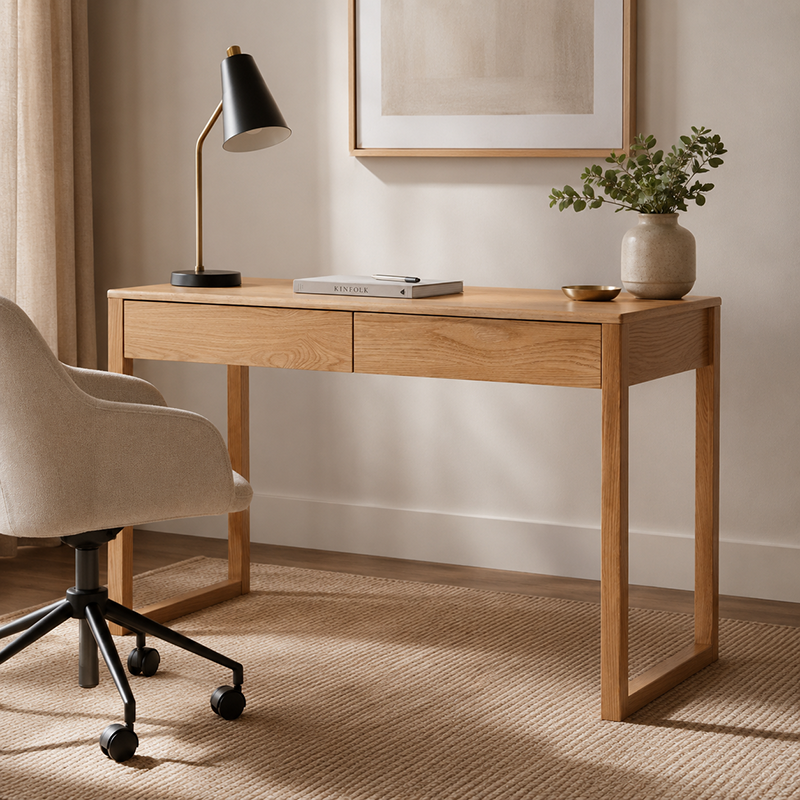 Avalon Solid Oak Desk 1200mm