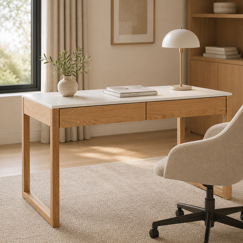 Avalon Solid Oak Desk 1200mm