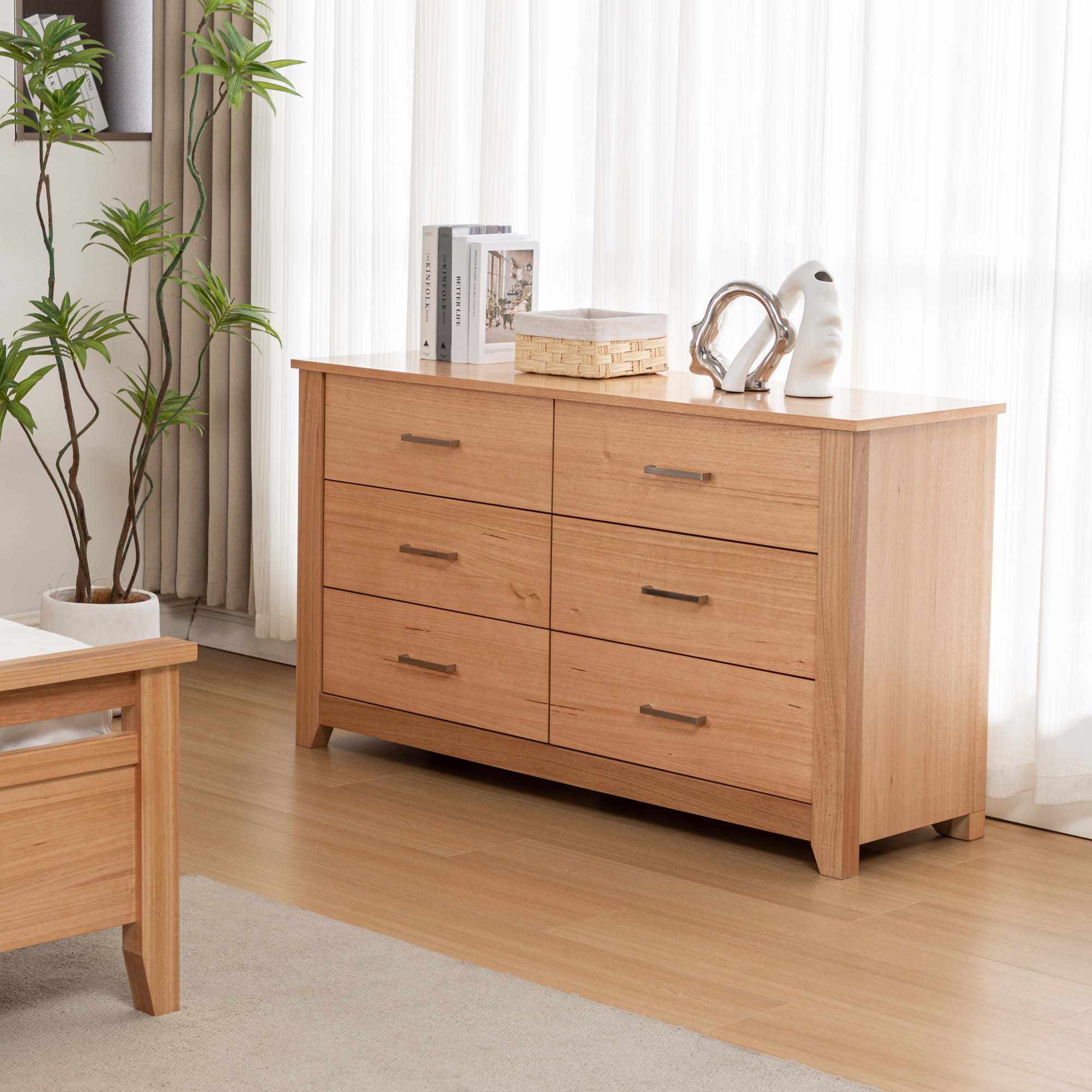 Portland Dressing Table / Lowboy & Mirror