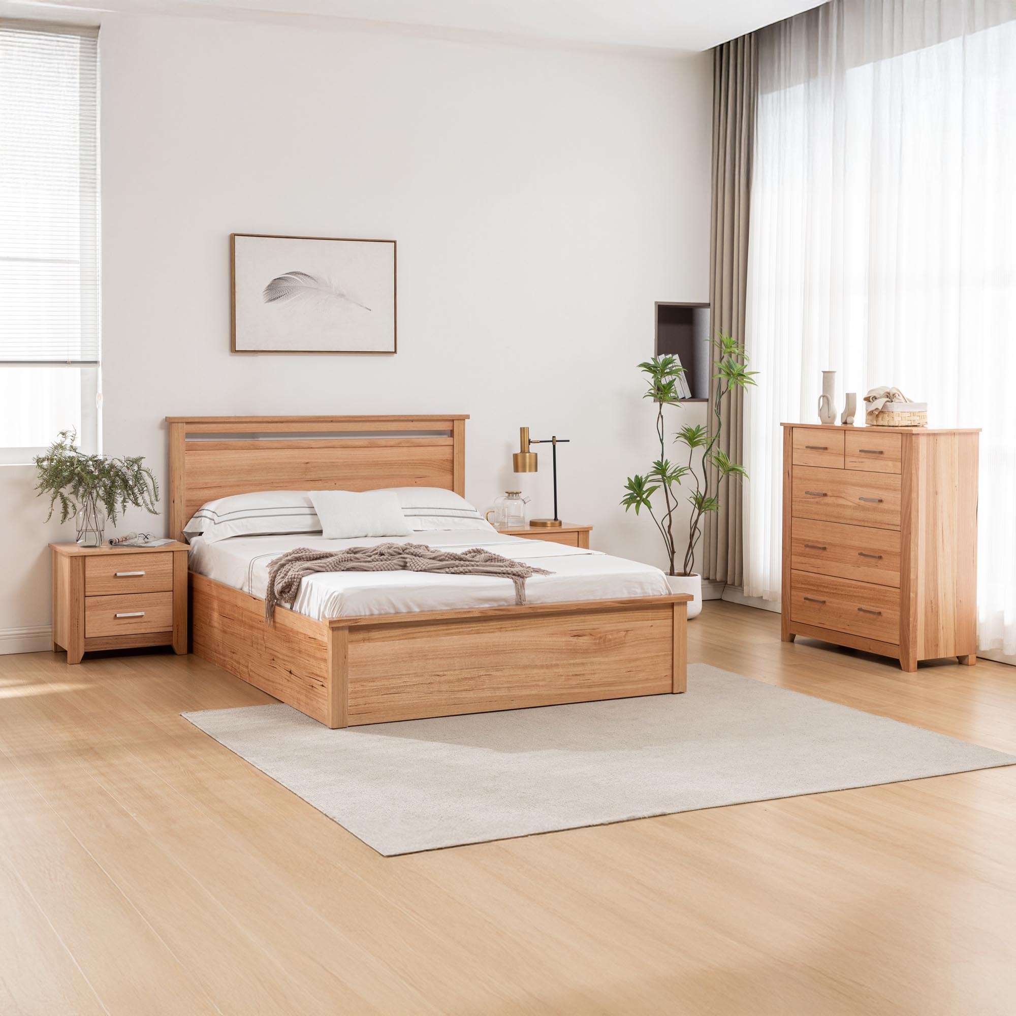 Portland Gas Lift Storage Bed Frame