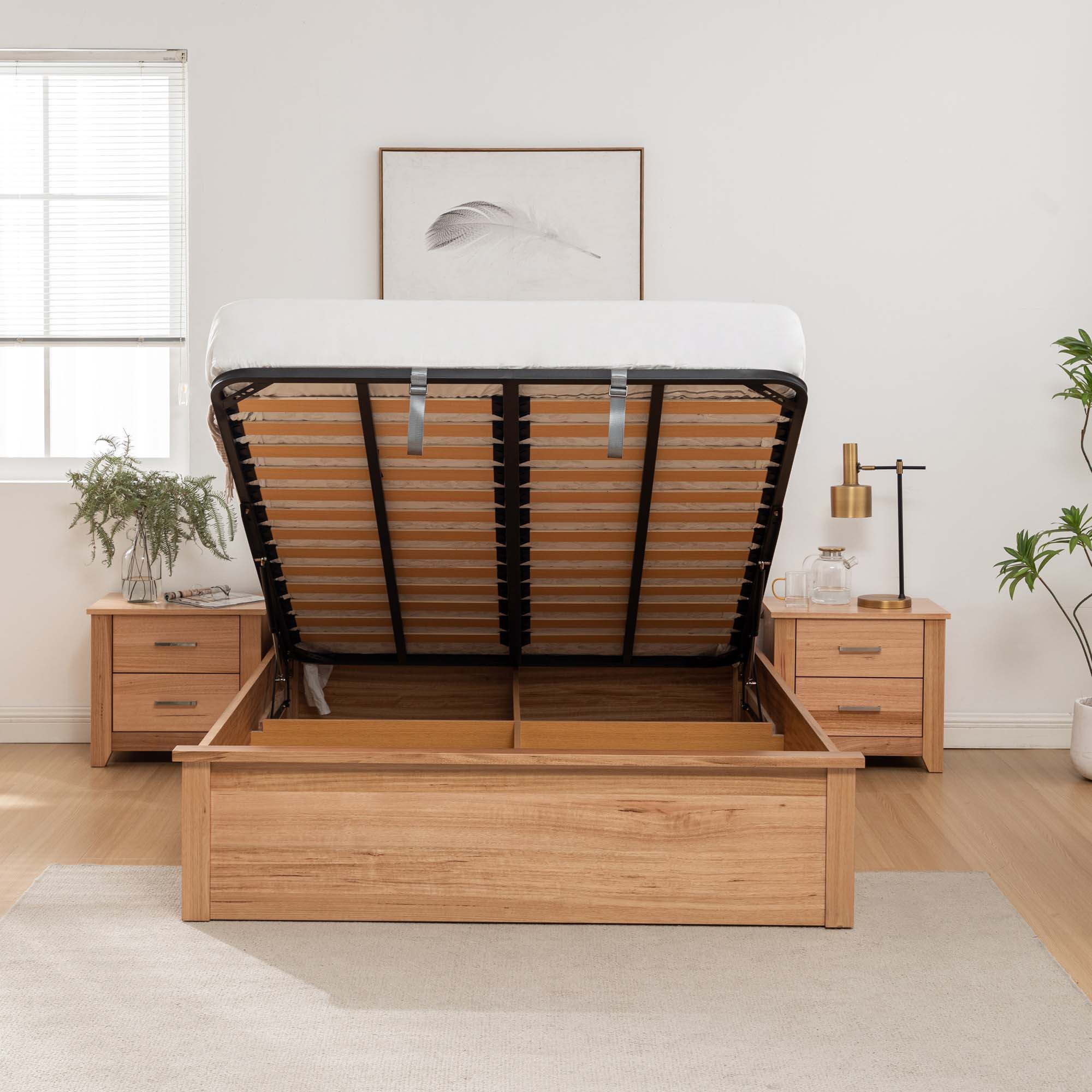 Portland Gas Lift Storage Bed Frame