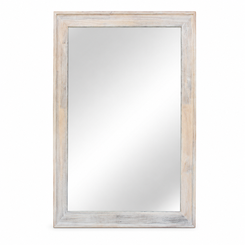 Ballman 6 Drawer Dresser & Mirror (Beige / White)