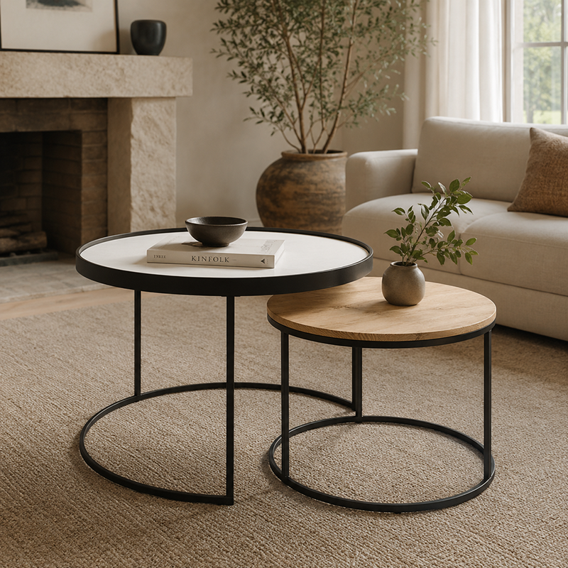 Banksia Nest Round Coffee Table Set