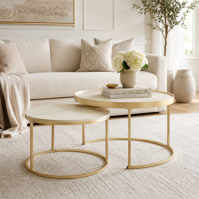 Banksia Nest Round Coffee Table Set