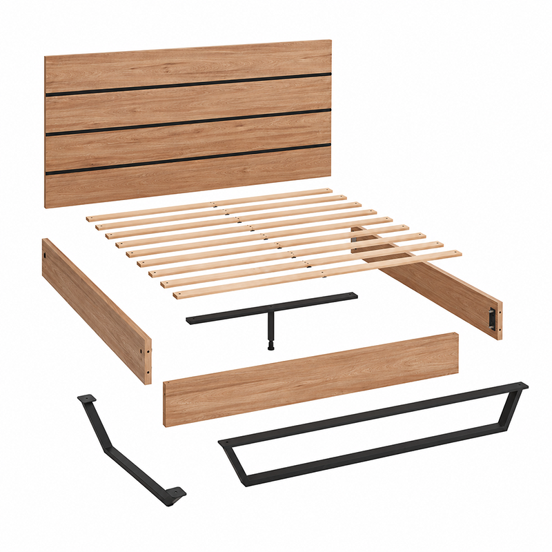 Bright Queen Bed Frame