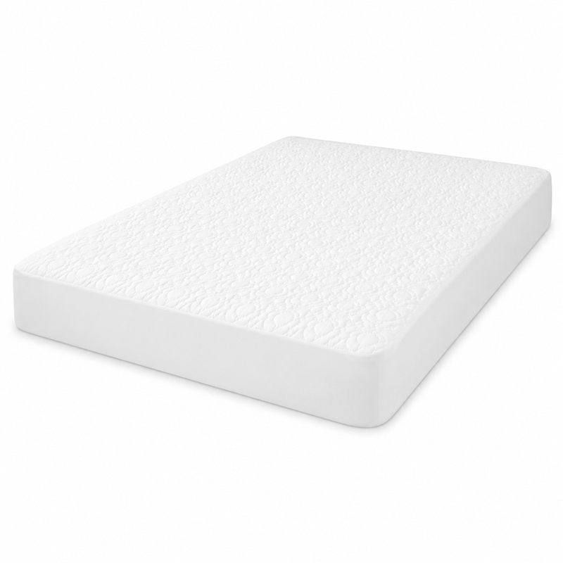 Quilted Mattress Protector Single (White)