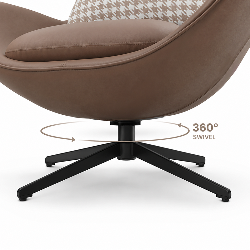 COC1-025 Leisure Chair Armchair (Brown)