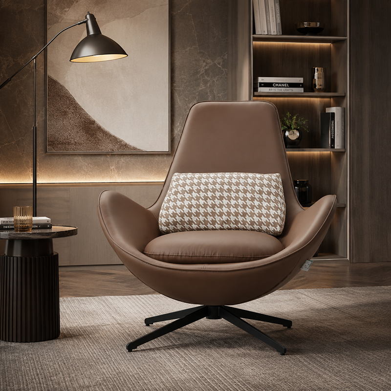 COC1-025 Leisure Chair Armchair (Brown)